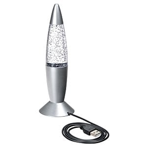 Additional Image 1 - a silver lava lamp