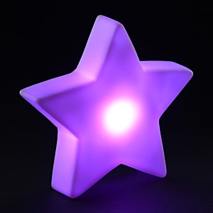 Additional Image 7 - a purple star shaped object with a light in the middle