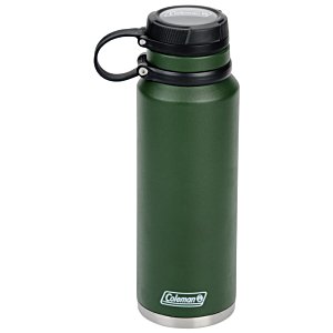 Additional Image 2 - a green water bottle with a black lid