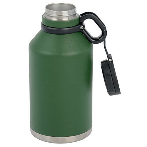 Additional Image 2 - a green water bottle with a black handle