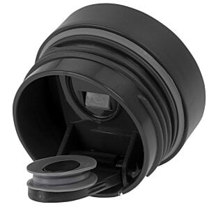 Additional Image 1 - a black lens with a round cap