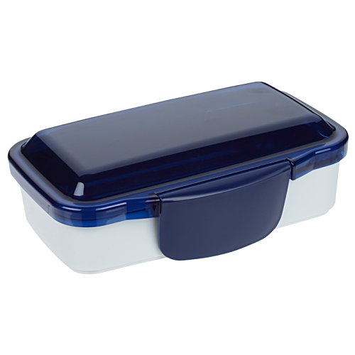 Additional Image 3 - a blue and white lunch box