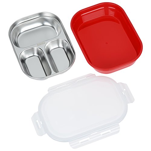 Additional Image 4 - a red and white plastic container