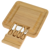 View Image 5 of 5 of Lorenzi 4-Piece Bamboo Cheese Tray
