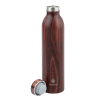 View Image 2 of 2 of Manna Retro Vacuum Bottle - 20 oz. - Wood