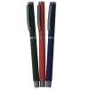 View Image 2 of 6 of Salute Soft Touch Rollerball Metal Pen