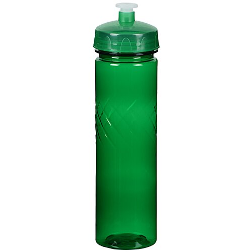 Additional Image 1 - a green water bottle with a white lid