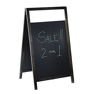 Additional Image 2 - a black sign with green writing