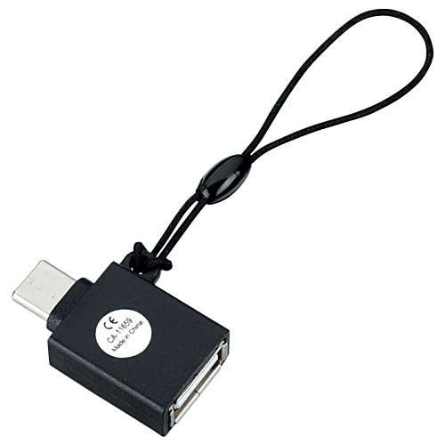Additional Image 2 - a black usb cable with a white circle