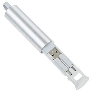 Additional Image 3 - a white syringe with two tubes