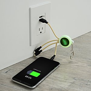 Additional Image 4 - a phone charging in a wall outlet