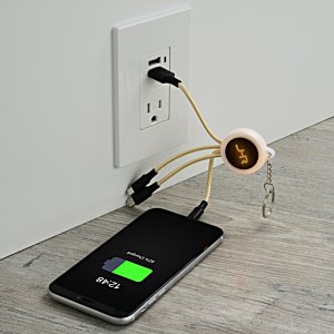 Additional Image 5 - a phone charging from a wall