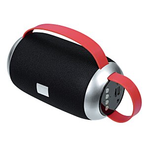 Additional Image 1 - a black and red speaker