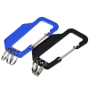 View Image 2 of 3 of Flat Carabiner Triple Keychain - 24 hr