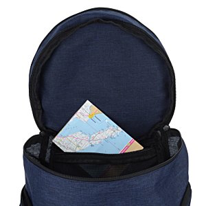 Additional Image 4 - a blue bag with a piece of paper inside