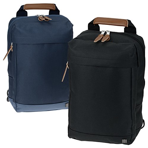 Additional Image 1 - a pair of black and blue luggage bags