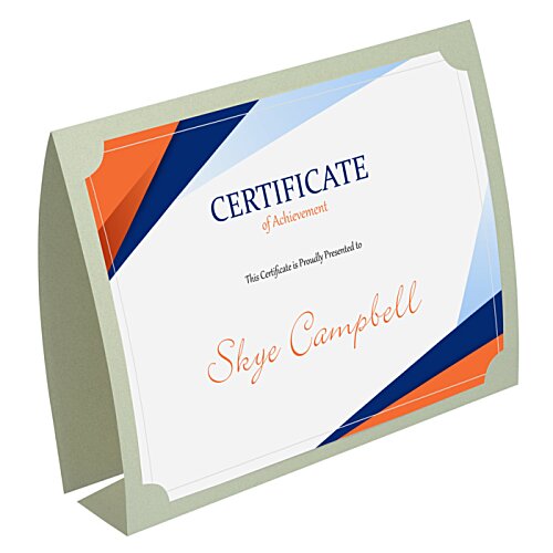 Additional Image 3 - a white and orange card