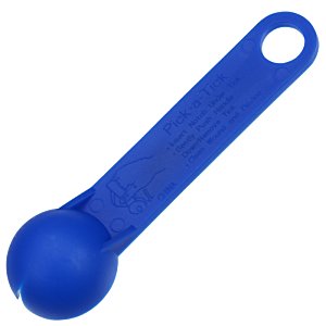 Additional Image 1 - a blue measuring spoon with a round ball