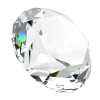 View Image 2 of 5 of Gemstone Crystal Paperweight - Clear