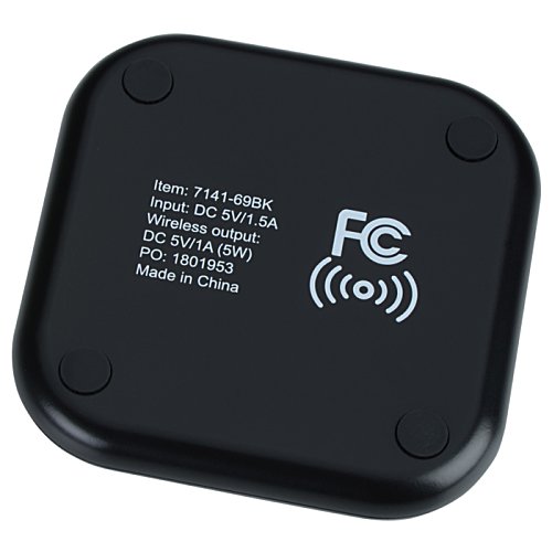 Additional Image 1 - a black square object with white text