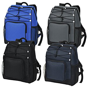 Additional Image 3 - a group of backpacks with straps
