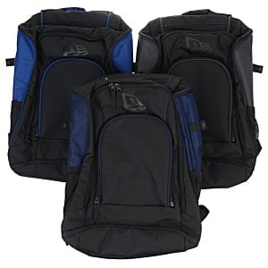 Additional Image 6 - a group of black and blue backpacks