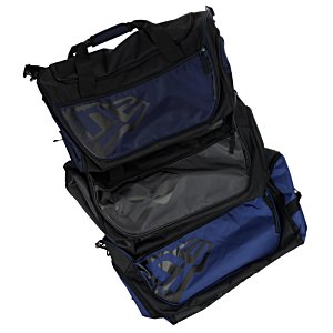 Additional Image 4 - a stack of blue and black bags