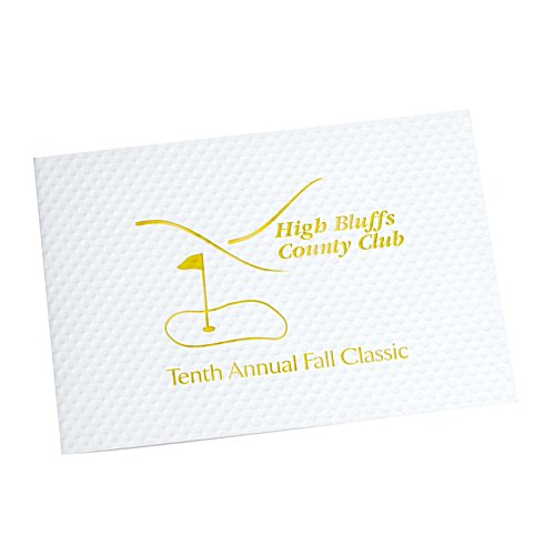 Additional Image 1 - a white card with yellow text