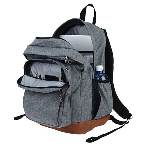 Additional Image 1 - a grey backpack with a black strap