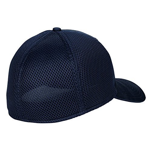 Additional Image 1 - a black hat with a mesh back