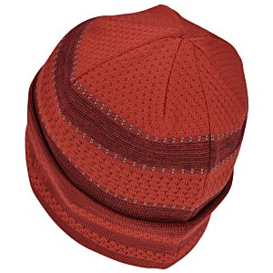 Additional Image 2 - a red beanie with a stripe