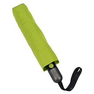 Additional Image 2 - a green umbrella with a black strap