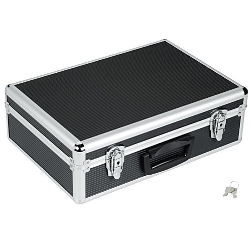 Additional Image 1 - a black and silver briefcase