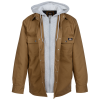 View Image 2 of 5 of Dickies Hooded Duck Quilted Shirt Jacket