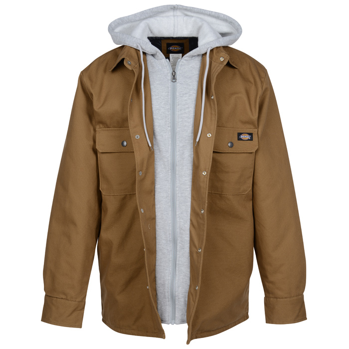 Dickies Hooded Duck Quilted Shirt Jacket