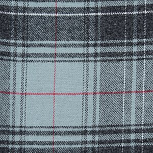 Additional Image 2 - a black and white plaid with red lines
