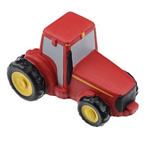 Additional Image 1 - a red toy tractor with yellow wheels
