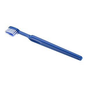 Additional Image 1 - a blue toothbrush with a blue handle