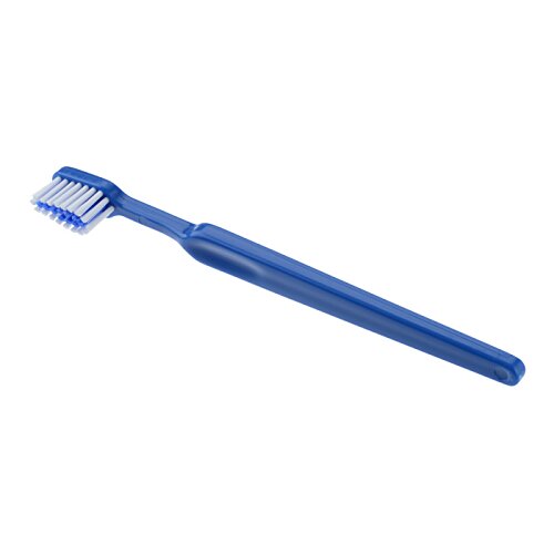 Additional Image 1 - a blue toothbrush with a blue handle