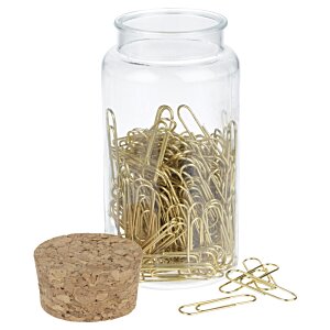 Additional Image 1 - a jar of paper clips and cork