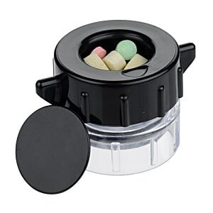 Additional Image 3 - a black and silver container with a black lid