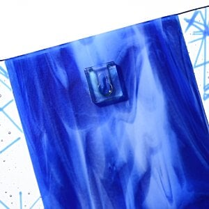 Additional Image 1 - a blue cloth with a square on it