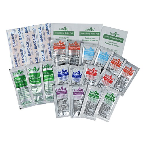 Additional Image 2 - a group of plastic containers with different colored labels
