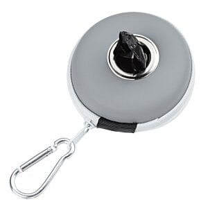 Additional Image 1 - a grey circle with a black handle