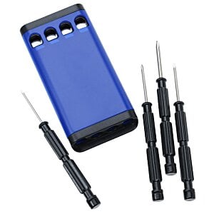 Additional Image 2 - a blue rectangular object with black handles