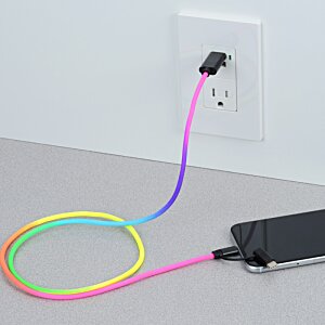 Additional Image 2 - a colorful cord plugged into a wall outlet