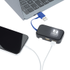 View Image 6 of 6 of Phone Stand Light-Up Logo with USB Hub
