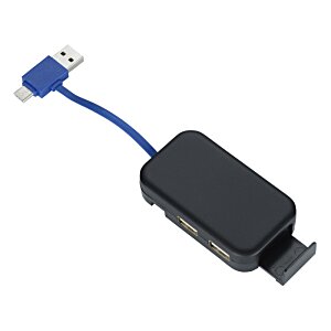 Additional Image 2 - a black and blue usb cable