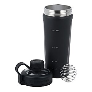 Additional Image 1 - a black and silver water bottle