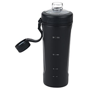 Additional Image 2 - a black water bottle with a cord